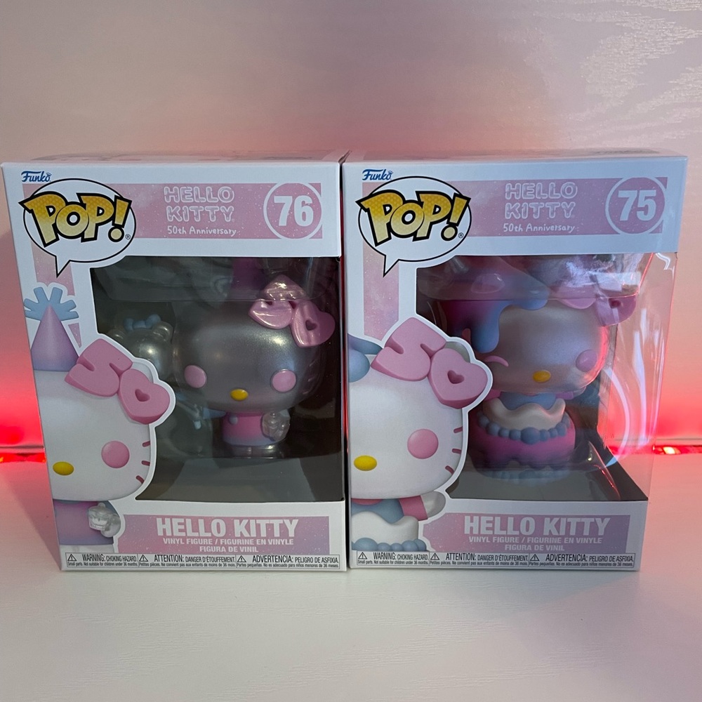 Hello kitty 50th anniversary funko pop set